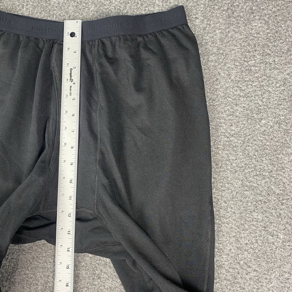 Patagonia Mens XL Black Capilene Base Layer Thermal Long Johns USA Made Vintage - Picture 6 of 14